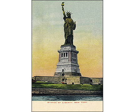 PCD128 Statue of Liberty - Quantity Postcards