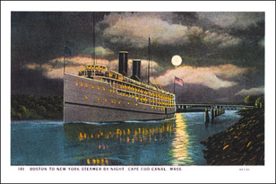 PCD165 Steamship in Moonlight