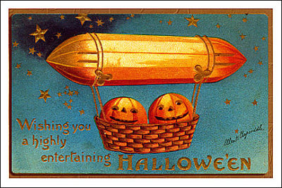 PCD174 Pumpkin Blimp