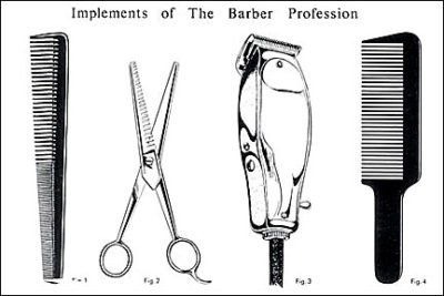 QP422 Barber Implements