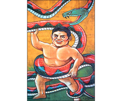 QP566 Snake Wrestler EXAGGERATE