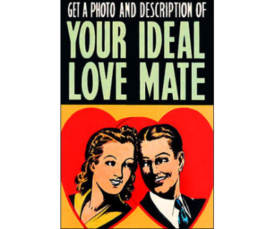 QP795 Ideal Love Mate ARCADE CARDS