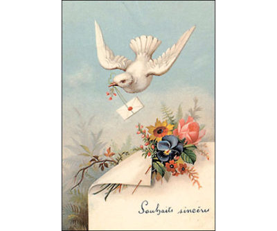 QP848 Dove with Letter