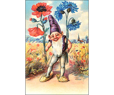 QP1001 Elf with Flowers