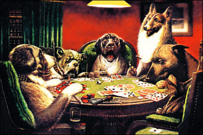 QP1242 Poker Dogs ANIMAL