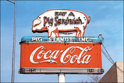 QP2018 Pig Sandwich Sign