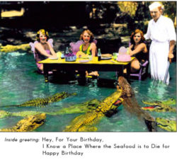 HB1427 Seafood Place Greeting Card ANIMAL