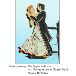 HB1899 Dancing Greeting Card MUSIC