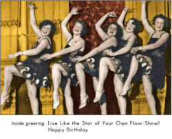 HB7860 Floor Show Greeting Card