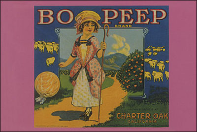 SF187 Bo-Peep CRATE LABEL