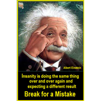 RMP286 Albert Einstein Break for a Mistake