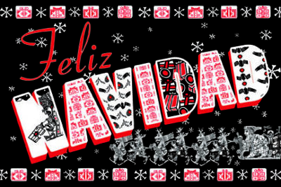 MC11 "Feliz Navidad" Large Postcard