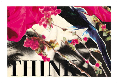CIXN "Think" Large Postcard