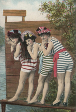 SK302 "Rear View" Large Postcard