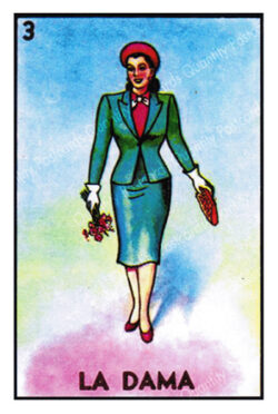 QP534 La Dama (LOTERIA LATINO), Lady