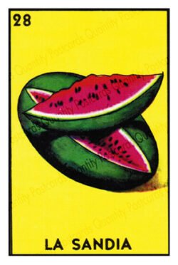 QP542 La Sandia (LOTERIA LATINO), Watermelon