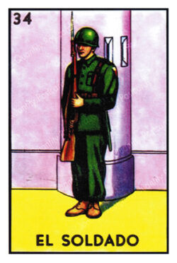 QP572 EL Soldado (LOTERIA LATINO), Soldier
