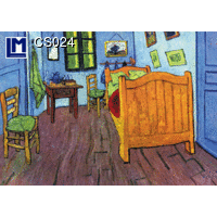 CS024 Bedroom in Arles VINCENT VAN GOGH 3D Postcard (Art)