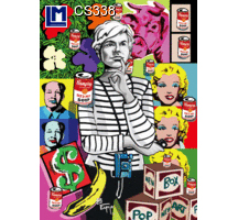 CS338 ANDY WARHOL 3D Postcard (Artist)