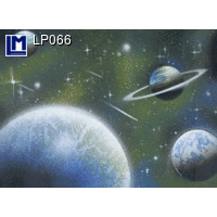 LP066 SPACE 3D Animated Postcard (Art)