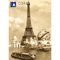 CS140 EIFFEL TOWER WORLD FAIR PARIS FRANCE 3D Postcard (Art)
