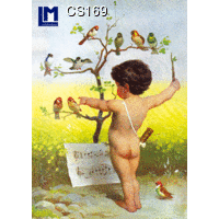 CS169 KITSCH MUSIC 3D Postcard (Art)