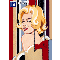 CS278 MARILYN MONROE 3D Postcard (Art)
