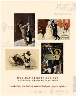 MNX201 PostMark Press Greeting Card Box Set-Holiday Spirits