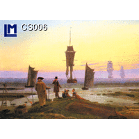CS006 CASPAR DAVID FRIEDRICH-ARTIST Postcard
