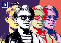 CS281 Andy Warhol, JUAN CARLOS ESPEJO Postcard