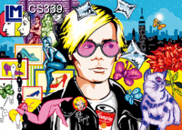 CS339 ANDY WARHOL (ART) Postcard