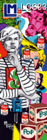 LCS338 Warhol Bookmark Art
