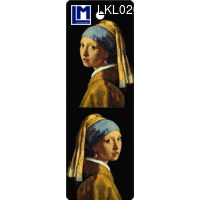 LKL026 VERMEER - LADY WITH PEARL Bookmark Art