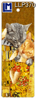 LLP370 GUSTAV KLIMT WITH CATS FACES ( ART / ANIMALS )