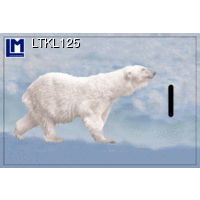 LTKL125 POLARBEAR Luggage Tag Animal