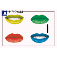LTLP044 KISSING LIPS Luggage Tag