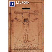 LTLP080 DA VINCI - VITRUVIAN MAN Luggage Tag