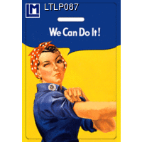 LTLP087 WE CAN DO IT Luggage Tag
