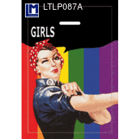 LTLP087A GIRLS KICK ASS Luggage Tag