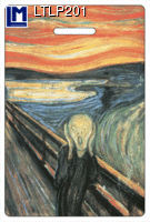 LTLP201 Scream Luggage Tag (ART)