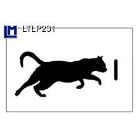 LTLP231 CAT Luggage Tag Animal