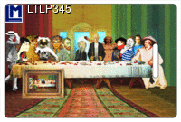 LTLP345 Last Supper Luggage Tag (ART)
